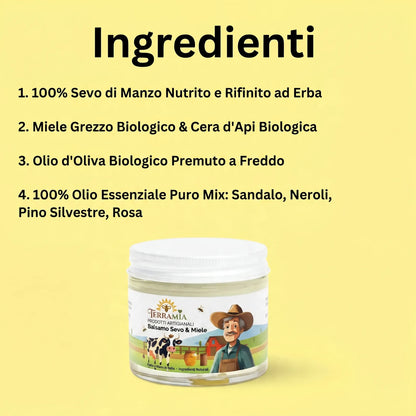 Balsamo Senza Profumo al Sego Grass-Fed · 60ml