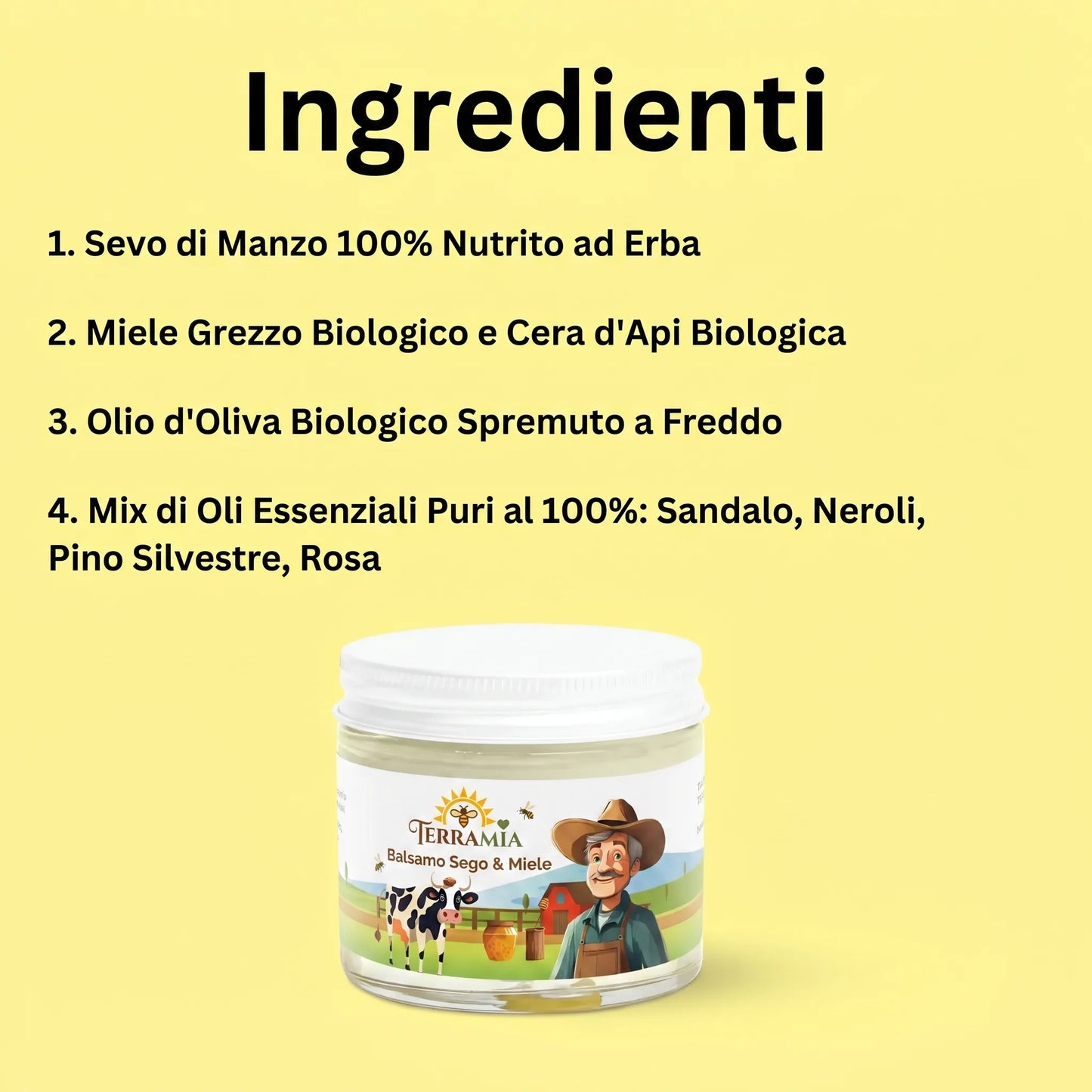 AUREA — Balsamo Nutriente al Miele Crudo & Sego · 60ml