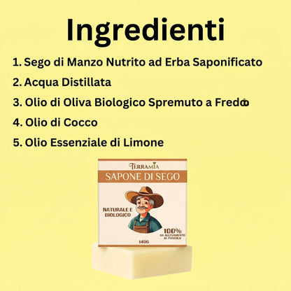 RITUALE — Sapone Artigianale al Miele e Olio d'Oliva · 150g